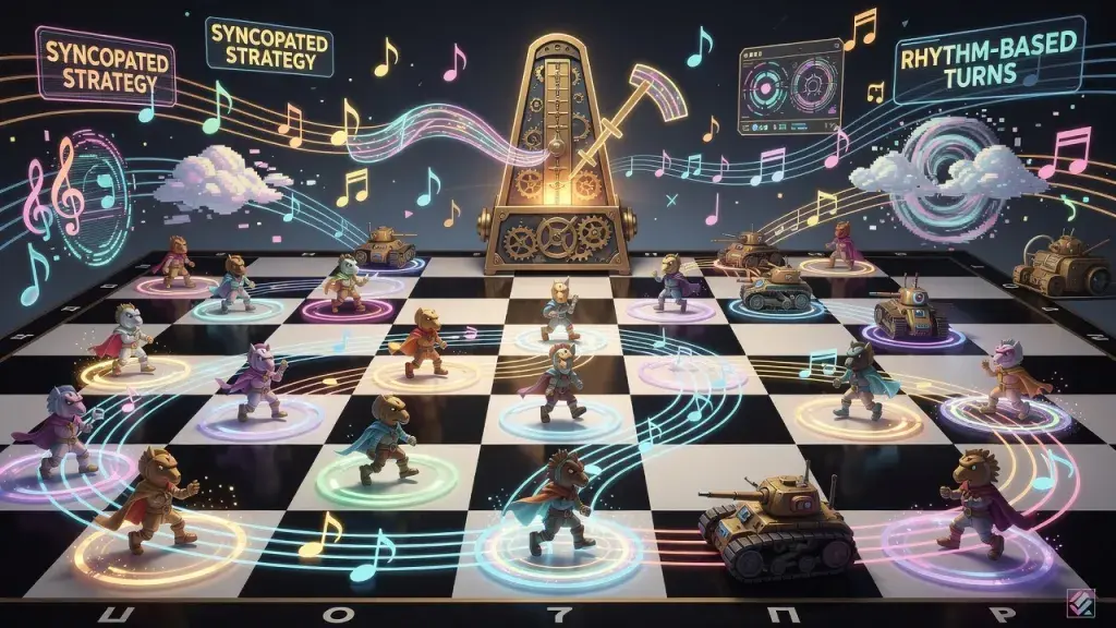 Funky Time Management in Time-Based Strategy Games: How Rhythmic Mechanics and Quirky Turn-Based Timing Shape Gameplay