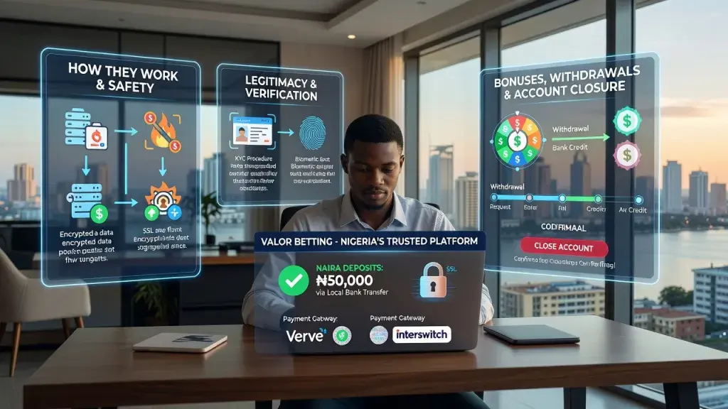 Online Casinos in Nigeria Explained: How They Work, Safety, Legitimacy, Bonuses, Verification, Withdrawals and Account Closure