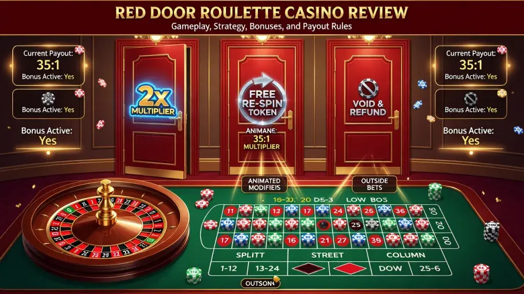 Red Door Roulette Casino Review: Gameplay, Strategy, Bonuses, and Payout Rules